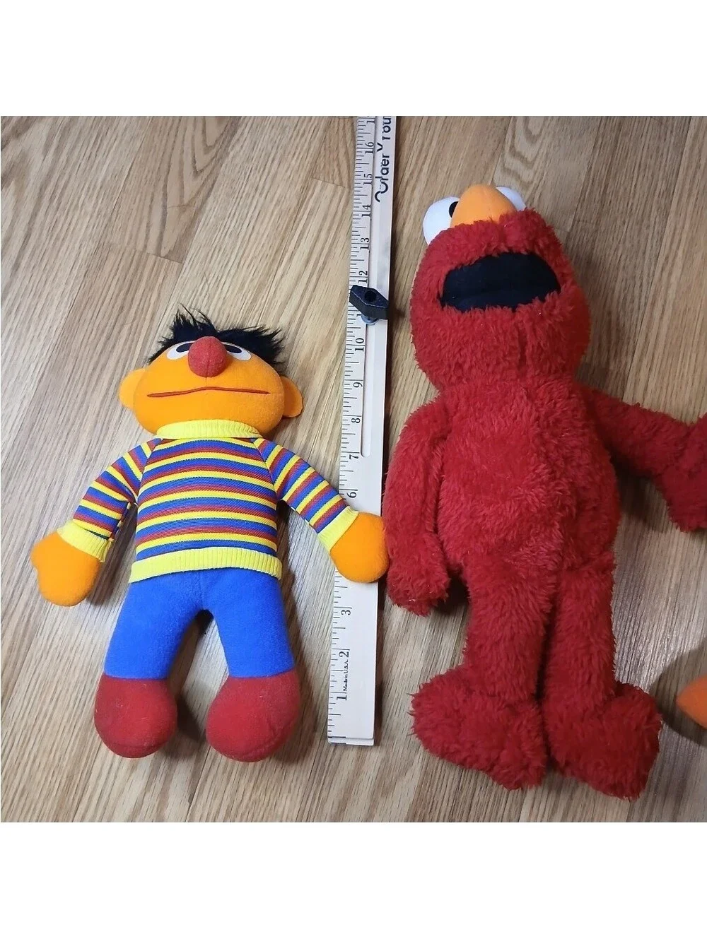 Sesame Street Plush Lot of 4 Ernie Elmo Big Bird Cookie Monster Stuffed Animals